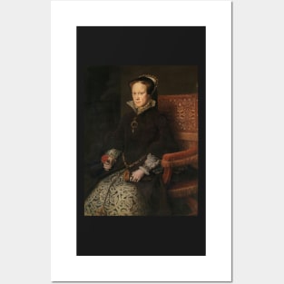 Portrait of Mary Tudor - Antonis Mor Posters and Art